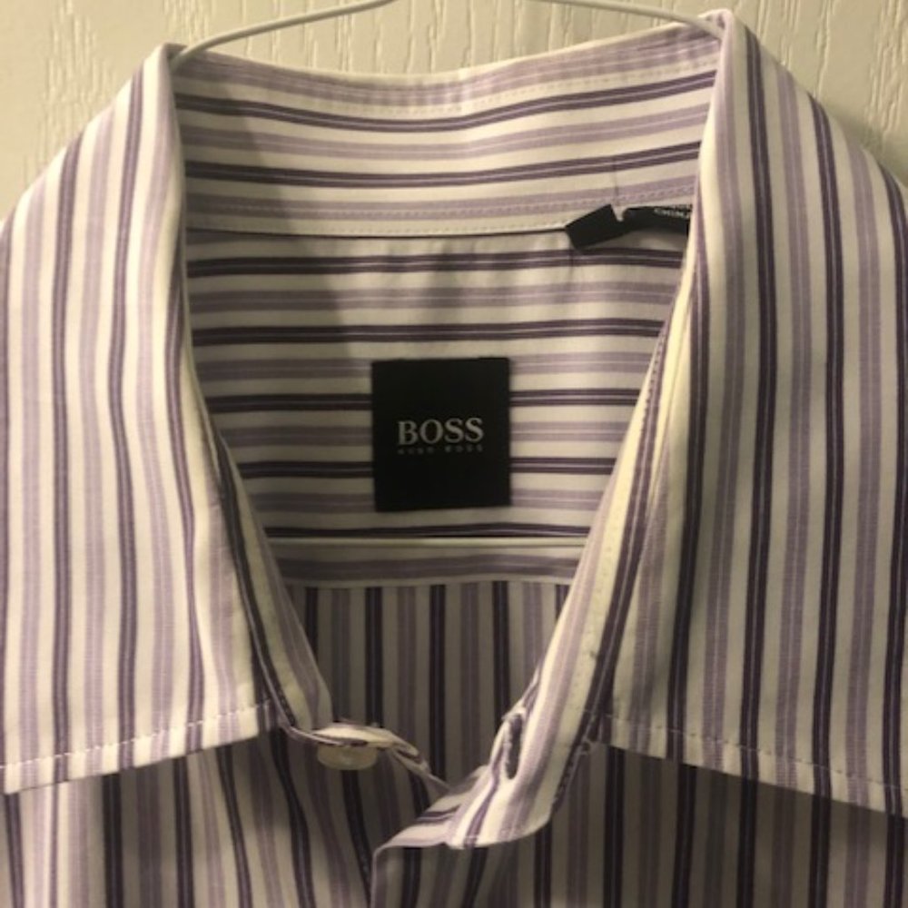 Hugo Boss L/S Dress Shirt  size XL  used